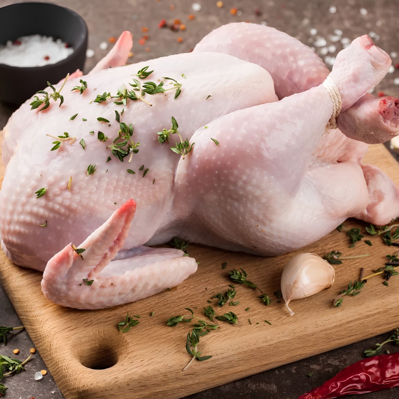 27 Pollo completo vacío