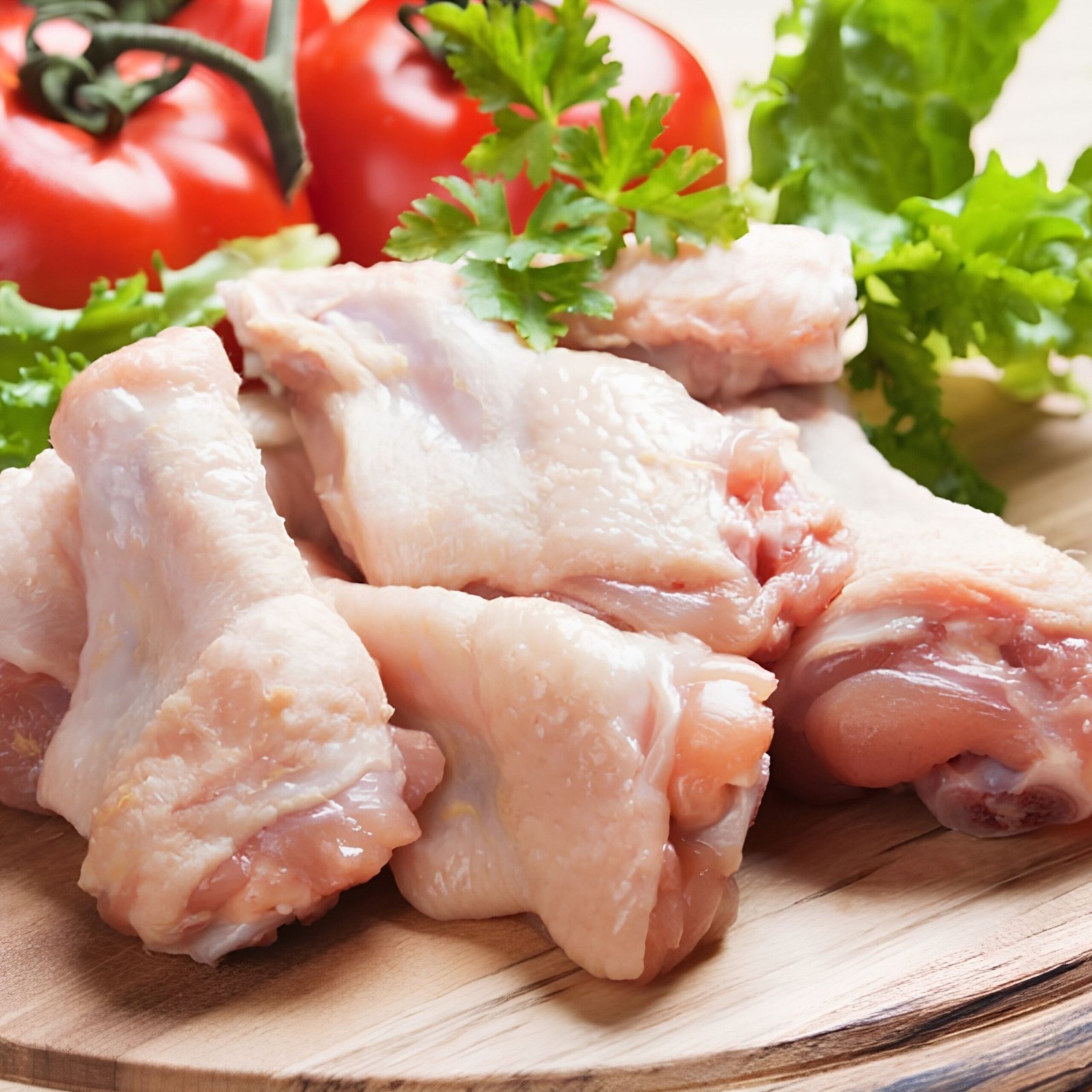 42 Ala de pollo cortada por la mitad